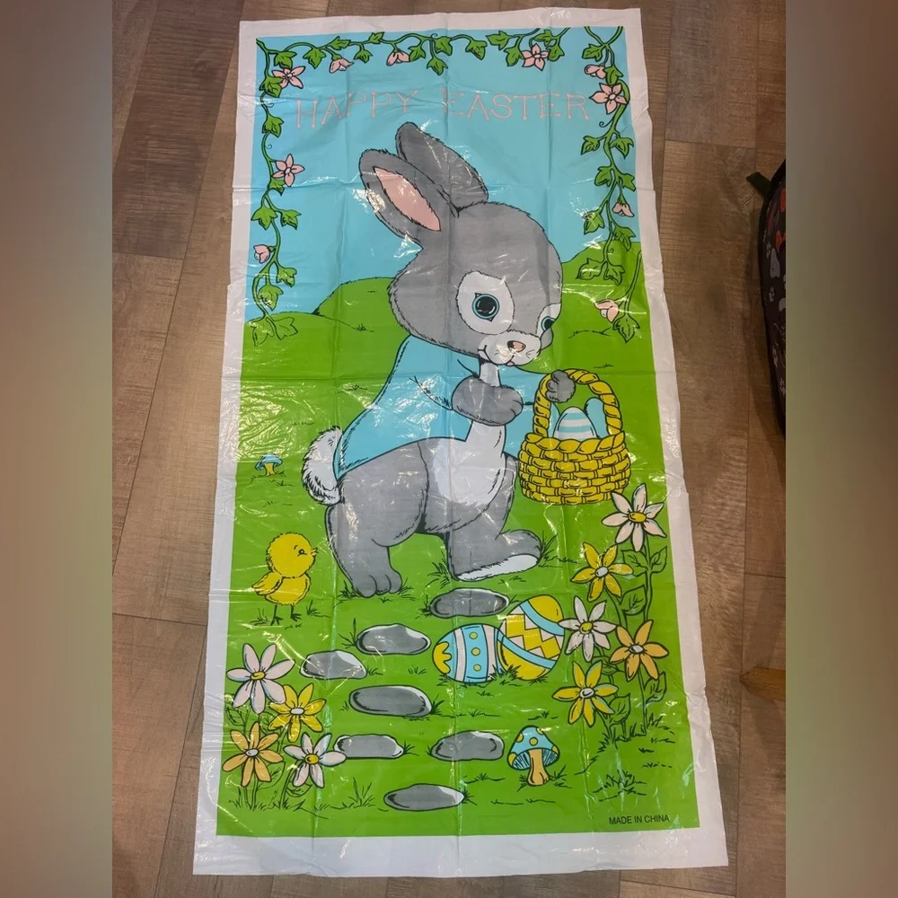 Easter Door Cover Holiday Decor - Bunny‎ Design Lot of 2